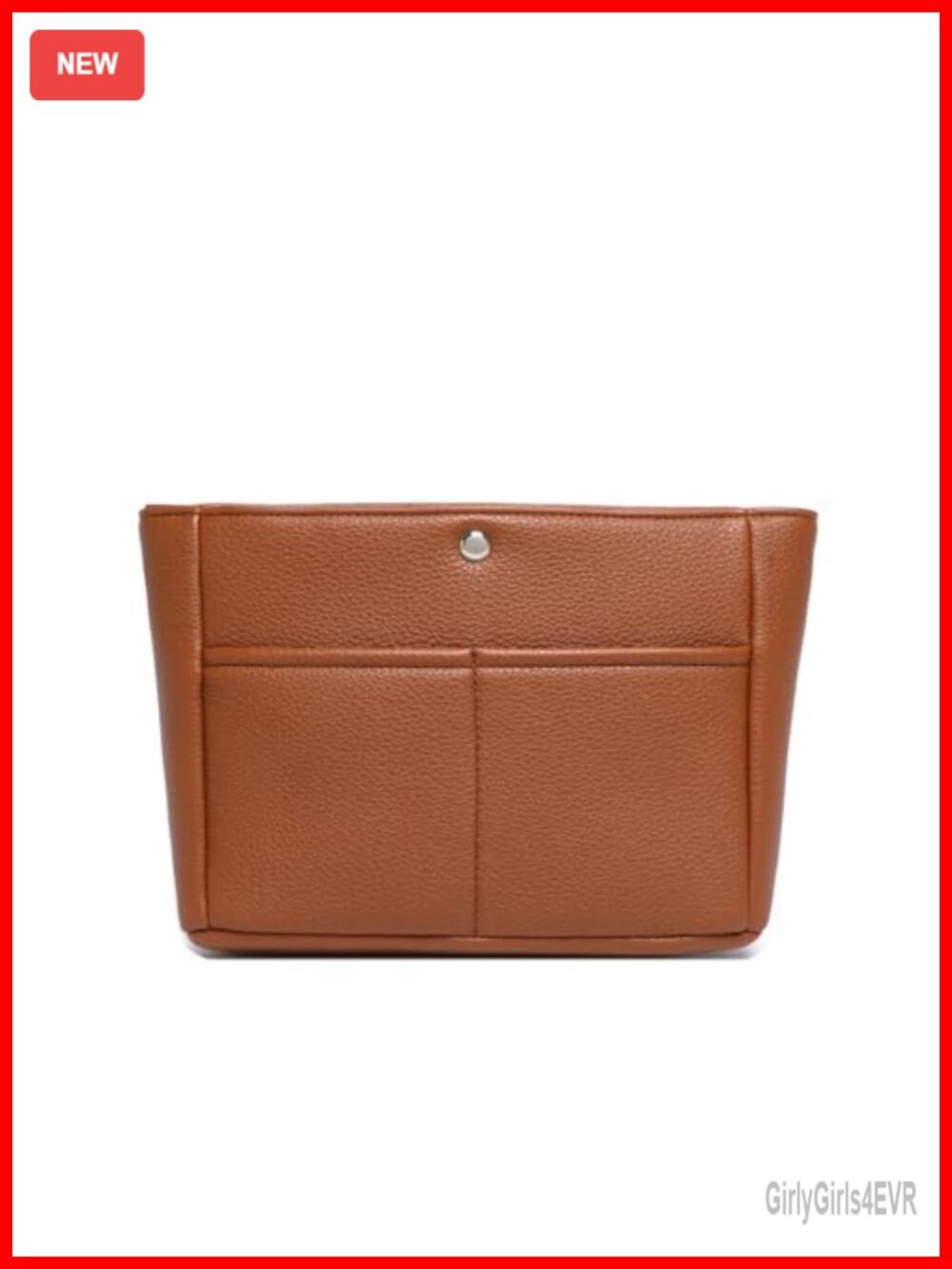 Faux Leather Purse Organizer Insert Handbag Tote Shaper